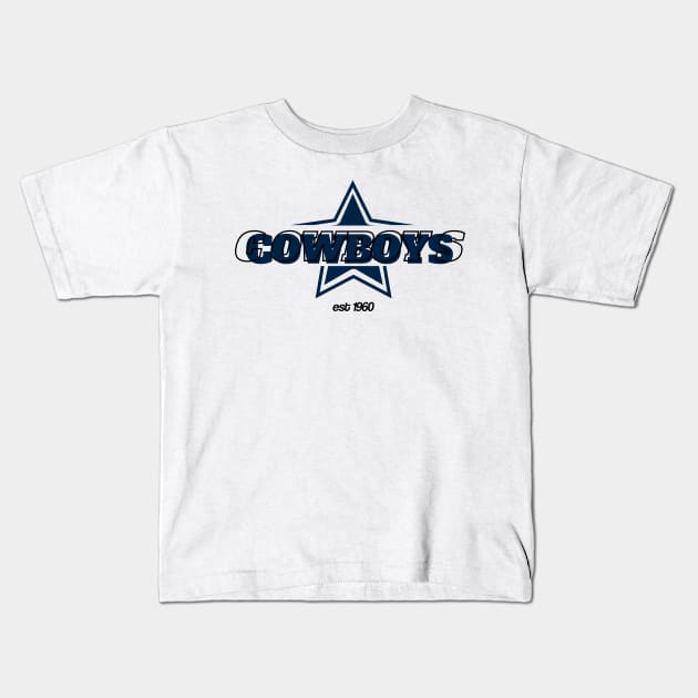 Dallas Cowboys Kids T-Shirt by Grade Design